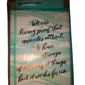 Hallmark Anniversary Card (4 pack)